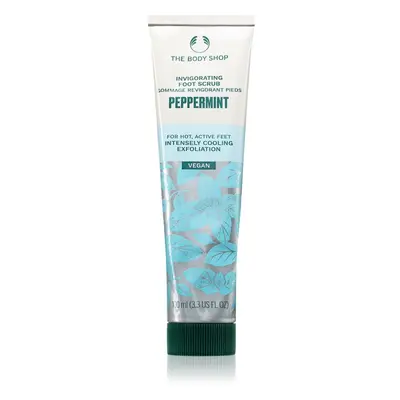 The Body Shop Peppermint Foot Scrub peeling s mátou peprnou 100 ml