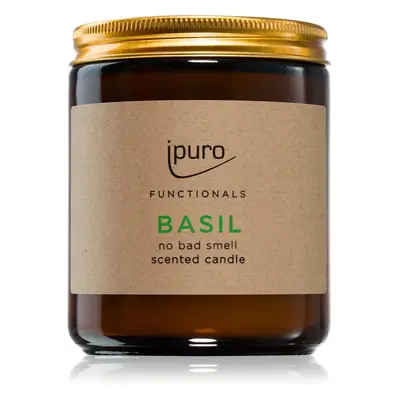 ipuro Functionals Basil vonná svíčka 200 g