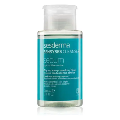 Sesderma Sensyses Cleanser Sebum odličovač make-upu pro mastnou pleť 200 ml