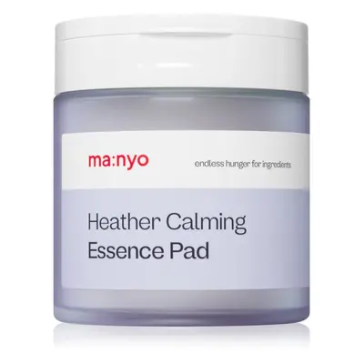 ma:nyo Heather Calming Essence Pad zklidňující polštářky pro citlivou a suchou pleť 60 ks