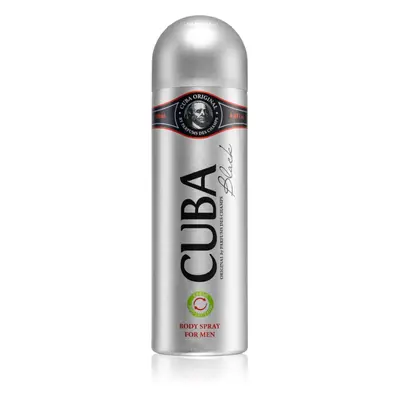 Cuba Black deodorant ve spreji pro muže 200 ml