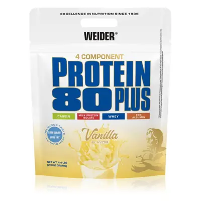 Weider Protein 80 Plus syrovátkový protein s aminokyselinami příchuť Vanilla 2000 g