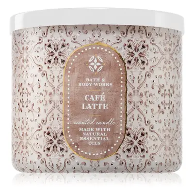 Bath & Body Works Café Latte vonná svíčka 411 g