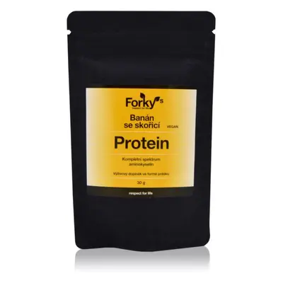 Forky’s Protein rostlinný protein příchuť Banana with Cinnamon 30 g