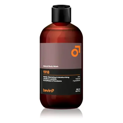 Beviro Natural Body Wash 1918 sprchový gel pro muže 250 ml