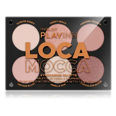 Inglot PlayInn Eyeshadow Palette paletka očních stínů odstín LOCA MOCCA 7.6 g