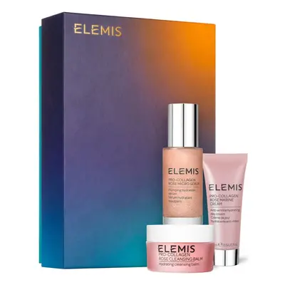 Elemis Pro-Collagen Skin Soothing Rose Trio dárková sada pro hydrataci a vypnutí pokožky