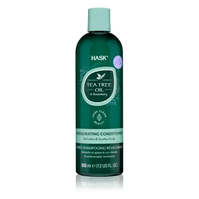 HASK Tea Tree Oil & Rosemary osvěžující kondicionér pro suchou a svědící pokožku hlavy 355 ml