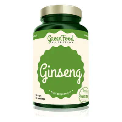 GreenFood Nutrition Ginseng kapsle s ženšenem 90 cps