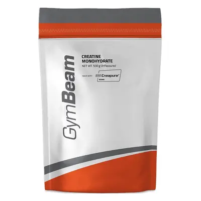 GymBeam Creatine Monohydrate podpora sportovního výkonu příchuť Unflavoured 500 g