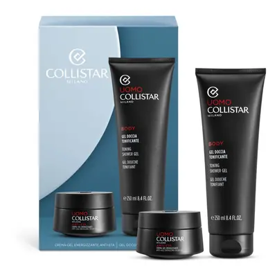 Collistar Uomo Anti-age Energizing Cream Cream-Gel+Toning Shower Gel dárková sada