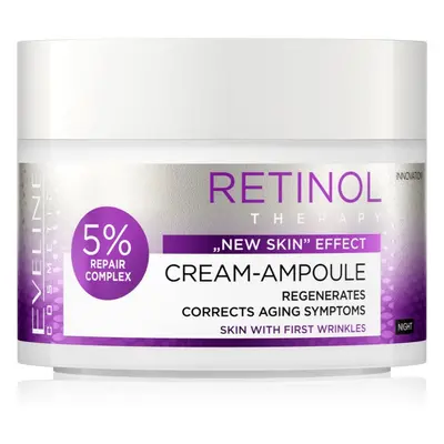 Eveline Cosmetics Cream-Ampoule Retinol noční regenerační krém proti prvním známkám stárnutí ple