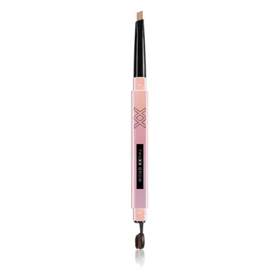 XX by Revolution FAUXX BROW automatická tužka na obočí s kartáčkem odstín Bronde 0.28 g