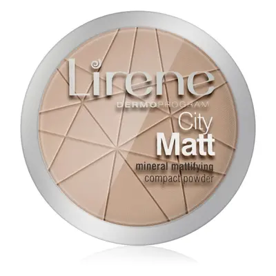 Lirene City Matt matující pudr odstín 03 Beige 9 g