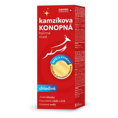 Cemio Kamzíkova konopná mast mast s chladivým účinkem 200 ml