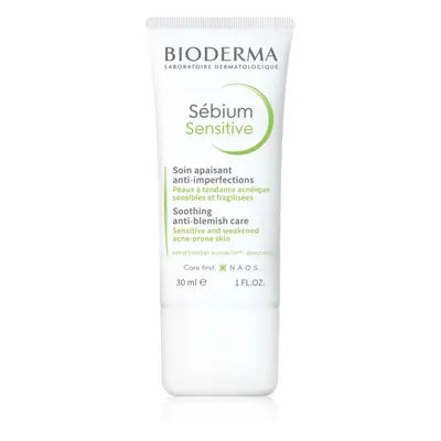 Bioderma Sébium Sensitive intenzivní hydratační a zklidňující krém pro pleť vysušenou a podráždě