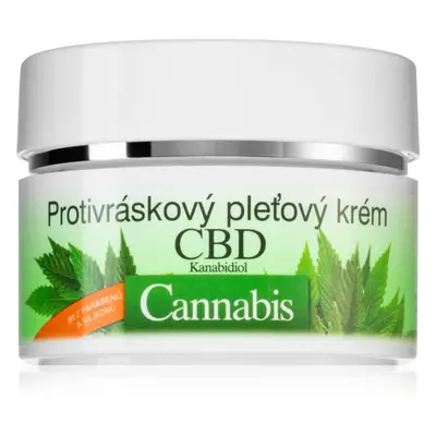 Bione Cosmetics Cannabis CBD regenerační protivráskový krém s CBD 51 ml