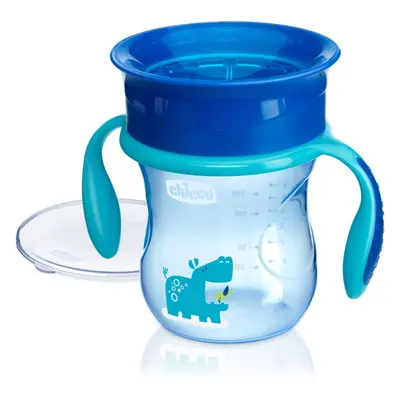 Chicco Perfect 360 tréninkový hrnek s držadly 12m+ Blue 200 ml