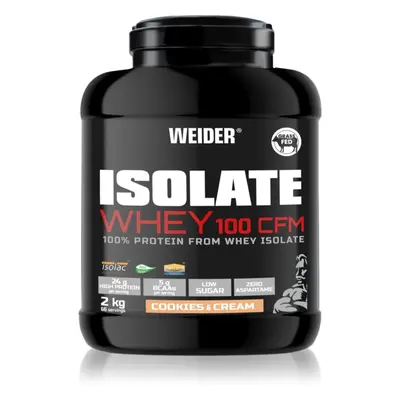 Weider Isolate Whey 100 CFM syrovátkový izolát příchuť Cookies & Cream 2000 g