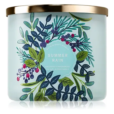 Bath & Body Works Summer Rain vonná svíčka 411 g