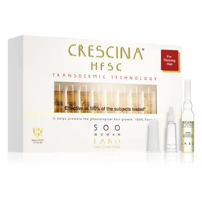 Crescina Transdermic 500 Re-Growth péče pro podporu růstu vlasů pro ženy 20x3,5 ml