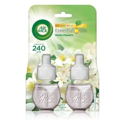 Air Wick White Flowers Duo náplň do elektrického difuzéru 2x19 ml