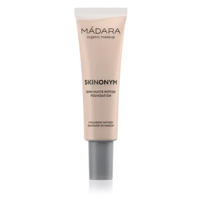 MÁDARA Skinonym Semi-Matte Peptide dlouhotrvající make-up s peptidy odstín Ivory 20 30 ml