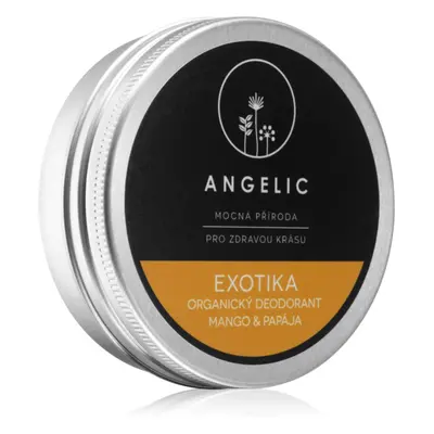 Angelic Organický deodorant "Exotica" Mango & Papája krémový deodorant v BIO kvalitě 50 ml