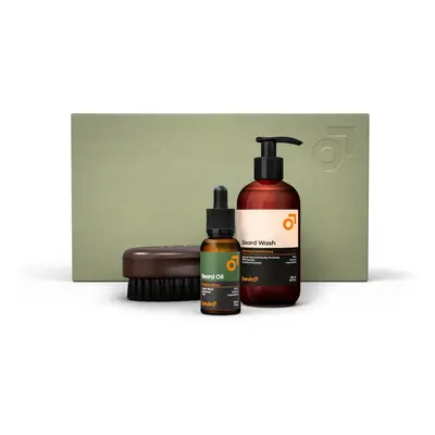 Beviro Bergamia Wood Beard Care Kit dárková sada na vousy