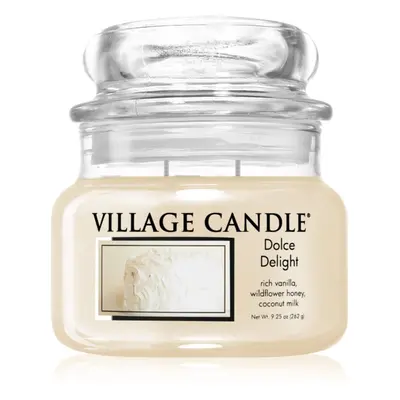 Village Candle Dolce Delight vonná svíčka (Glass Lid) 262 g