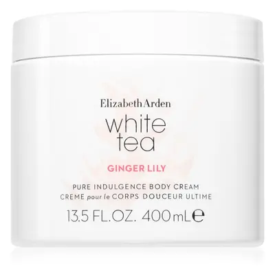 Elizabeth Arden White Tea Ginger Lily tělový krém pro ženy 400 ml