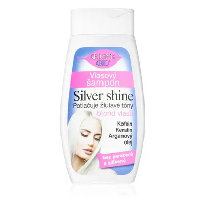 Bione Cosmetics Silver Shine šampon neutralizující žluté tóny 260 ml