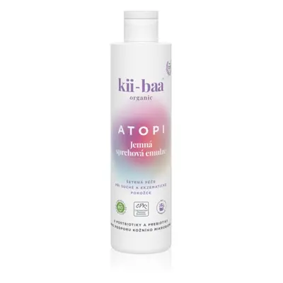 kii-baa® organic ATOPI velmi jemná mycí emulze s probiotiky a prebiotiky 250 ml