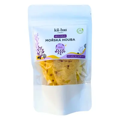 kii-baa® organic Natural Sponge Wash přírodní mořská mycí houba pro miminka 8-10 cm 1 ks