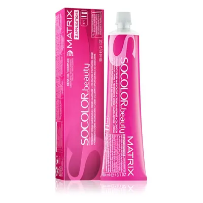 Matrix SoColor Beauty pečující barva na vlasy odstín 4Ma Brown Mokka Ash 90 ml