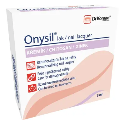 Dr Konrad Onysil® lak pro slabé a měkké nehty 5 ml