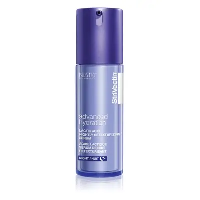 StriVectin Advanced Hydration Lactic Acid Nightly Retexturizing Serum noční sérum pro obnovu pov