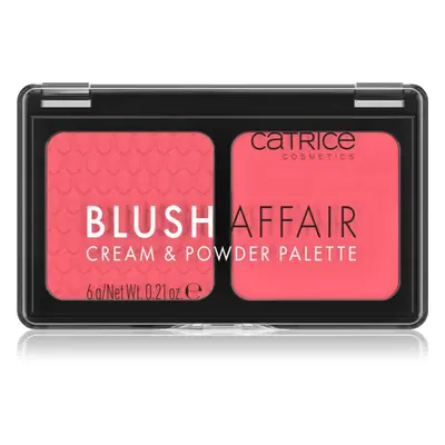 Catrice Blush Affair duo tvářenka odstín 010 Stunning Strawberry 6 g