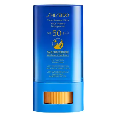 Shiseido Sun Care Clear Stick UV Protector WetForce lokální péče proti slunečnímu záření SPF 50+