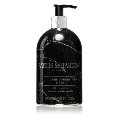 Baylis & Harding Elements Dark Amber & Fig tekuté mýdlo na ruce 500 ml