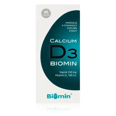 Biomin Calcium D3 tobolky pro normální funkci imunitního systému, stavu kostí a činnosti svalů 6