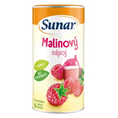 Sunar Rozpustný nápoj malina rozpustný nápoj pro děti 200 g