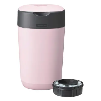 Tommee Tippee Twist & Click Pink koš na pleny + náhradní kazeta 1 ks