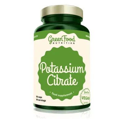 GreenFood Nutrition Potassium Citrate kapsle pro normální činnost nervové soustavy 90 cps