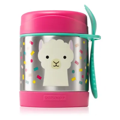 Skip Hop Zoo Llama termoska s lžičkou 12m+ 325 ml