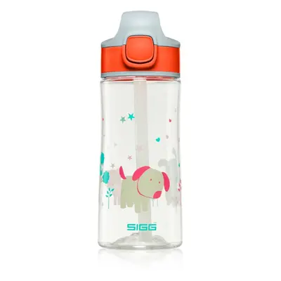 Sigg Miracle dětská láhev s brčkem Puppy Friend 450 ml