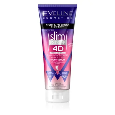 Eveline Cosmetics Slim Extreme superkoncentrované noční sérum s hřejivým účinkem 250 ml