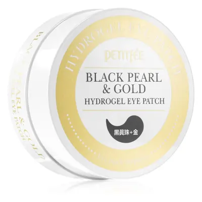 Petitfée Black Pearl & Gold hydrogelová maska na oční okolí 60 ks