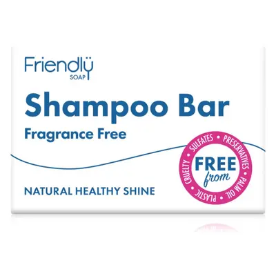 Friendly Soap Natural Shampoo Bar Fragrance Free přírodní mýdlo na vlasy 95 g