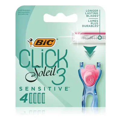 BIC Soleil Click Sensitive náhradní hlavice 4 ks